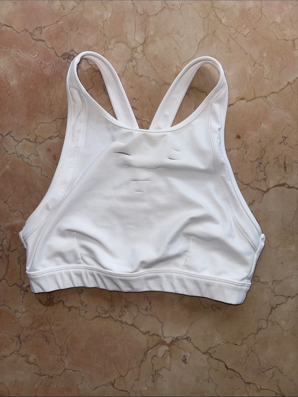 ALO YOGA “ripped warrior” sports bra, size medium, criss cross Like new white